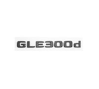 ALMVIS Lettere Nere Lucide GLE300 GLE450 GLE400 GLE300d Emblema Adatto for Mercedes Adatto for Benz AMG Bagagliaio Posteriore Auto W166 C292 Logo Adesivo Adesivi con Logo per Auto(GLE300d)
