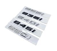ALMVIS Numeri Di Carattere Lettere 630i 635i 640i 645i 650i Top ABS Emblema Adatto For BMW Serie 6 Bagagliaio Di Un'auto Targhetta Logo Adesivo Nero Cromato adesivi con logo per auto(Glossy black,630i