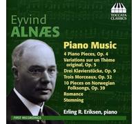 Alnaes, E. - Musica Per Pianoforte 10 Pezzi Op.39, Romance, Variazioni Su Un Tema Originale O