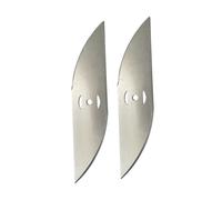 ALNENWT 2-10 Pezzi da 150 mm in Metallo for Lame di Ricambio for Tosaerba, Accessori for Agricoltura e bonifica di Terreni incolti(2PCS Blade)