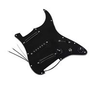 Alnico 5 Hot Rails-Single Coil Pickup Prewired Guitar Pickguard SSS Set 1T1V Control Battipenna precablati Set (Color : 05)