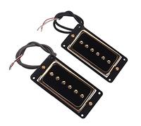 Alnico 5 Humbucker Pickup Bridge Neck Set Per Accessorio Per Chitarra Elettrica Nero pickup