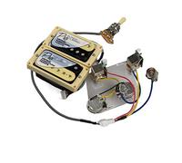 Alnico 5 Pickup Humbucker Pickup Elettrici Pickup Probiucker Push/Pull Cablaggio Per For Gibson Pickups Set per Chitarra Elettrica(Zebra YE Frame)