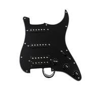 Alnico 5 Pickup Loaded Prewired Guitar Pickguard SSH HSS Parti Per Chitarra Elettrica (Color : Bk 3ply)