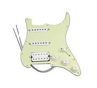 Alnico 5 Pickup Loaded Prewired Guitar Pickguard SSH HSS Parti Per Chitarra Elettrica (Color : Green 3ply)