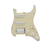 Alnico 5 Pickup Loaded Prewired Guitar Pickguard SSH HSS Parti Per Chitarra Elettrica (Color : Yellow 3ply)