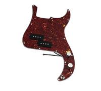 Alnico 5 Prewired Loaded Bass Pickguard ScratchPlate Pickup Per PB 4 String Bass 4ply