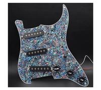Alnico 5 SSS Pickguard Per Chitarra Precablato Pickguard Caricato Pickup Sfalsati 50/50/52mm Per Chitarra FD ST (Color : 01)