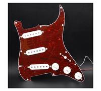 Alnico 5 SSS Pickguard Per Chitarra Precablato Pickguard Caricato Pickup Sfalsati 50/50/52mm Per Chitarra FD ST (Color : 07)