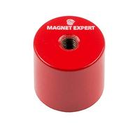 Alnico Pot Deeped Pot Pot Per Applicazioni Altenzione, Ingegneria E Graduttura - Dia 27Mm Dia x 25mm C/W Foro Filettato M6 - Pullo Da 6kg - Pacco Di 4