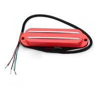 Alnico V Twin Blade Mini Humbucker Pickup Dual Rail 9K Per Chitarra Elettrica Sostituzione Multicolore(Pink)