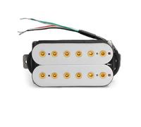 Alnico5 Humbucker Coil Spliting Neck7.5K/Bridge15K Pickup Per Chitarra Elettrica A Doppia Bobina Parte Di Chitarra Nera Bianca(Color:Neck 50MM)
