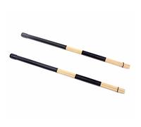 Alnicov - 1 paio di bacchette di bambù professionali, Bacchette per batteria in bambù, per musica folk jazz,con manico in gomma,lunghezza 40 cm, per strumenti a percussione