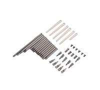 Alnicov 1 set Sax contralto Parti di riparazione per sassofono Viti + Kit molle per sassofono Strumenti fai-da-te per flauto Clarinetto Sassofono argento
