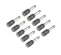 Alnicov 10 PZ 6.35mm Maschio a 3.5mm Femmina Stereo Audio Jack Per Cuffie Adattatori per Cuffie Auricolari Amplificatore per Chitarra