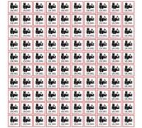 Alnicov 100 etichette di avvertenza agli ioni di litio, UN3481 100x100 adesivo 4,0 x 4,0 pollici