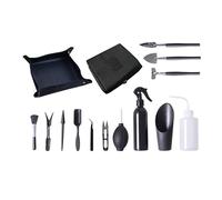 Alnicov 14 pezzi di strumenti per piante grasse,kit di strumenti per trapianti di piante grasse Set di strumenti per interni ed esterni in miniatura per la cura delle piante da giardino delle fate
