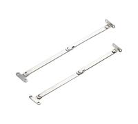 Alnicov 2 PZ Dotato di Staffa Ribaltabile, Staffa Ribaltabile, Cerniera Pieghevole in Acciaio Laminato a Freddo, Adatta per Ante di mobili e Ante di armadi