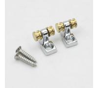 Alnicov 2 pz Guitar Roller String Tree Roller String Guide Fermo per la sostituzione di parti di chitarra elettrica stile Strat Tele