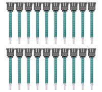 Alnicov 20PCS Epossidico Adesivo Miscelatore Ugello Punta Miscelatore Resina Pistola Adesiva Applicatore Per 50ml AB Colla Cartuccia Pistola Colla (Rapporti Applicatore 1:1)