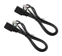 Alnicov 2PCS Cavo di prolunga USB per Auto Adattatore Connettore a 4 Pin 76 cm Compatibile con Autoradio Android Stereo Unità Flash USB Esterne a Ricarica Rapida Telefoni Cellulari