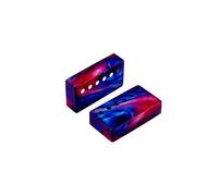 Alnicov 2Pcs Humbucker Pickup Covers 50 / 52mm Neck Bridge Pickup Covers per parti di chitarra elettrica Colorato blu