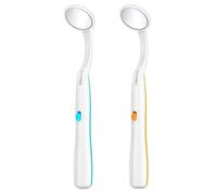 Alnicov 2PCS Specchio Dentista Specchio Dentale con Lenti HD antiappannamento per la Cura Dentale Orale Orale