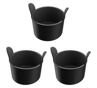 Alnicov 3 Pezzi friggitrice per Uova bracconiere in Silicone stampini per Uova stampi per Muffin per friggitrice ad Aria