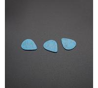 Alnicov 3 plettri per chitarra,Pietra naturale per basso ukulele, Crack Blue