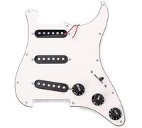 Alnicov 3 strati SSS chitarra elettrica parte assemblaggio pickup pickup precablato bianco