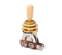 Alnicov 3 vie pickup selettore interruttore a levetta per chitarra elettrica Les Paul LP, punta color crema