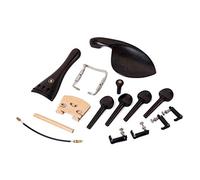 Alnicov 4/4 Kit Violino: Full Size con Accessori per Violino, Peg Cordiera, Sintonizzatore, Morsetto per Mento, Pin terminale - 15 Parti di Ricambio