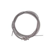 Alnicov 4 pezzi Corde per basso in acciaio inossidabile Parti per chitarra basso Corde per chitarra Placcato argento Gauge Accessori per chitarra basso