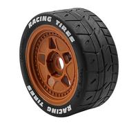 Alnicov 4 Pezzi Pneumatici RC per Mozzo Ruota Drift Adatti per Modelli in Scala 1/8 e 1/7/Corse Piatte/Veicoli Fuoristrada/Autocarri Corti/Autocarri del Deserto