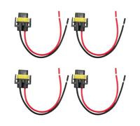 Alnicov 4PCS Adattatore Femmina Cablaggio Prese Auto Auto Filo Connettore Spina del Cavo per H11 H9 H8 HID LED del Faro fendinebbia Lampada Lampadina