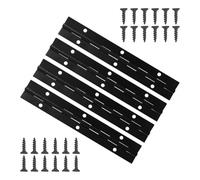 Alnicov 5 Pezzi Cerniere per Pianoforte in Acciaio Inossidabile con Viti di Montaggio Cerniera per Pianoforte con Fori per Porta dell'Armadio del Pianoforte Finestra Barca