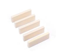 Alnicov 5 pezzi fai da te dado in osso di bufalo vuoto per dado di ricambio per chitarra acustica 50,8x19x5mm