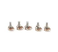 Alnicov 5 Pz Chitarra Pentole 18mm Split Shaft A25K Potenziometri Audio Conico Piccole Dimensioni