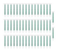 Alnicov 50PCS Epossidica Miscelatore Punta Ugello Resina Miscelatore Adatto per AB Colla Cartuccia Colla Applicatore Colla Strumento
