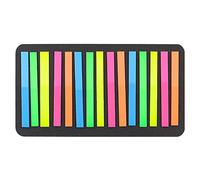 Alnicov 6 Set di marcatori Schede Schede Indice Colorate Strisce evidenziatori di Testo al Neon Schede Bandiera Schede Pagina Adesiva Bandiere per Libri Segnalibri Notebook (1800 Fogli)