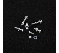Alnicov 6PCS Giradischi Testina Cartuccia Stilo Kit di montaggio Vite in metallo Bullone Dado Rondella Set Lp Giradischi Accessori