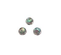 Alnicov Accessori per tromba, conchiglia di abalone, 3 pulsanti per le dita, parte di riparazione, strumento musicale, strumento per tromba