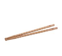 Alnicov Bacchette in bambù 5A Bacchette con motivo ondulato Bacchette pratiche durevoli Accessorio per percussioni 1 paio
