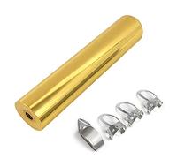 Alnicov - Barra in acciaio INOX per chitarra, con 3 plettri + 1 plettro per basso, colore: oro