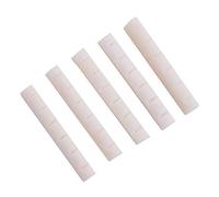 Alnicov Bone Guitar String Bridge Dado Real Buffalo Bone Grooves per chitarra acustica a 6 corde 43x6x9mm (confezione da 5)