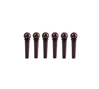 Alnicov Chitarra Bridge Pins 6PCS Bronze Guitar Bridge Pins String Studs per sostituzione di chitarre acustiche folk