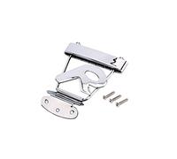 Alnicov Chitarra Cordiera Bridge Metal R Shape 6 corde semi Hollow archtop Jazz Bass Guitar Parte di ricambio cromata