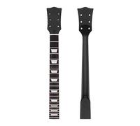 Alnicov Chitarra Elettrica Neck DIY Per Gibson LP Chitarre Ricambi 22 Fret, Nero lucido 1.