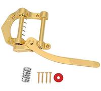 Alnicov Chitarra Tremolo Unità Vibrato Bridge,Vibrato Cordiera Tremolo per Tele, SG, LP, ETC Chitarre Elettriche Oro