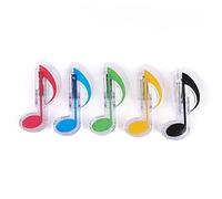 Alnicov Clip per spartiti musicali, 5 pezzi, in plastica per spartiti, per raccoglitore di spartiti, per spartiti musicali, multicolore, stile 2